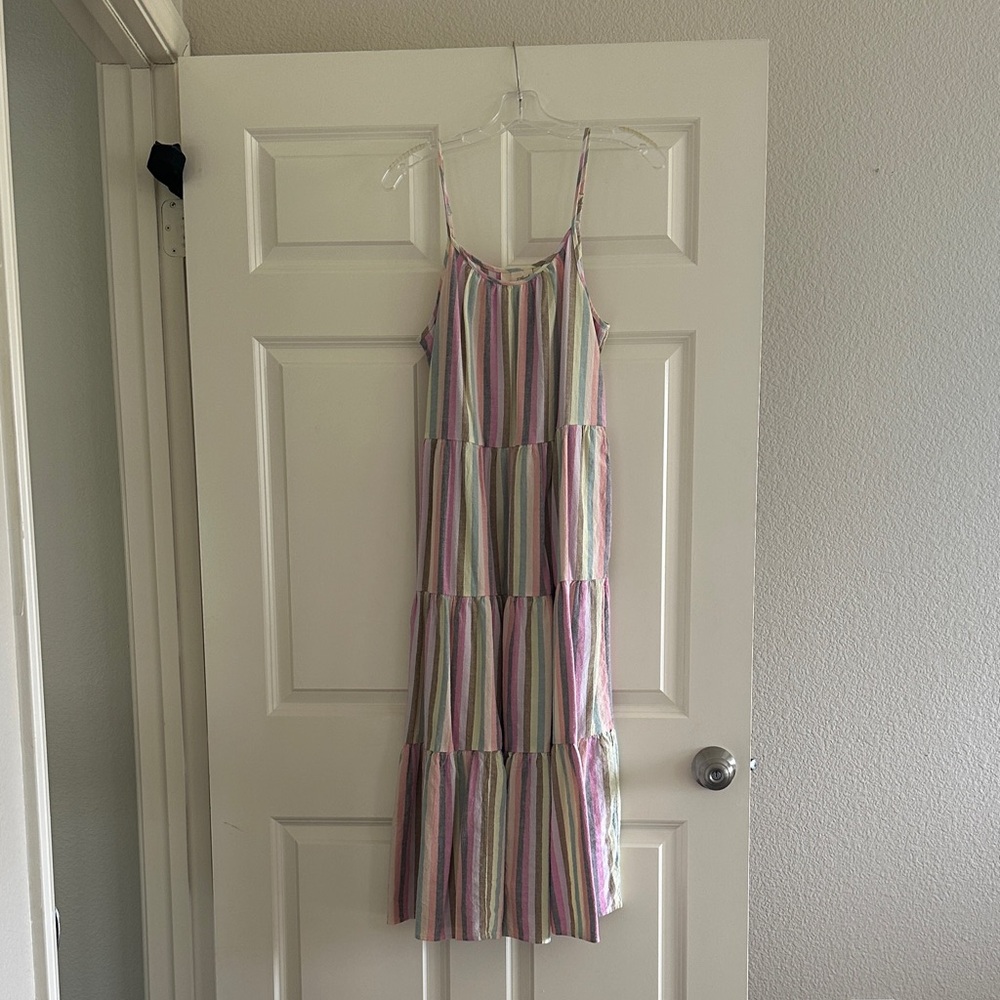 Universal Thread Pastel Striped Maxi Dress